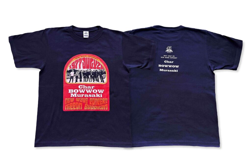 Hot Stuff Promotion 45th Anniversary「再現1977〜日本のロックの夜明け前〜」オフィシャルグッズ New Wave Tシャツ