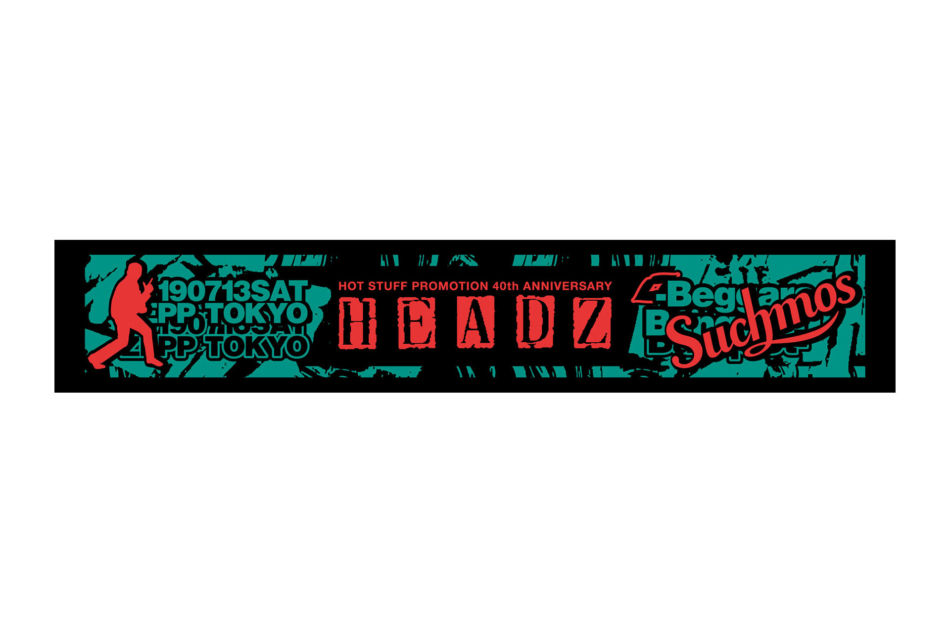 Hot Stuff Promotion 40th Anniversary「HEADZ」クレイジーケンバンド×Suchmos コラボタオル